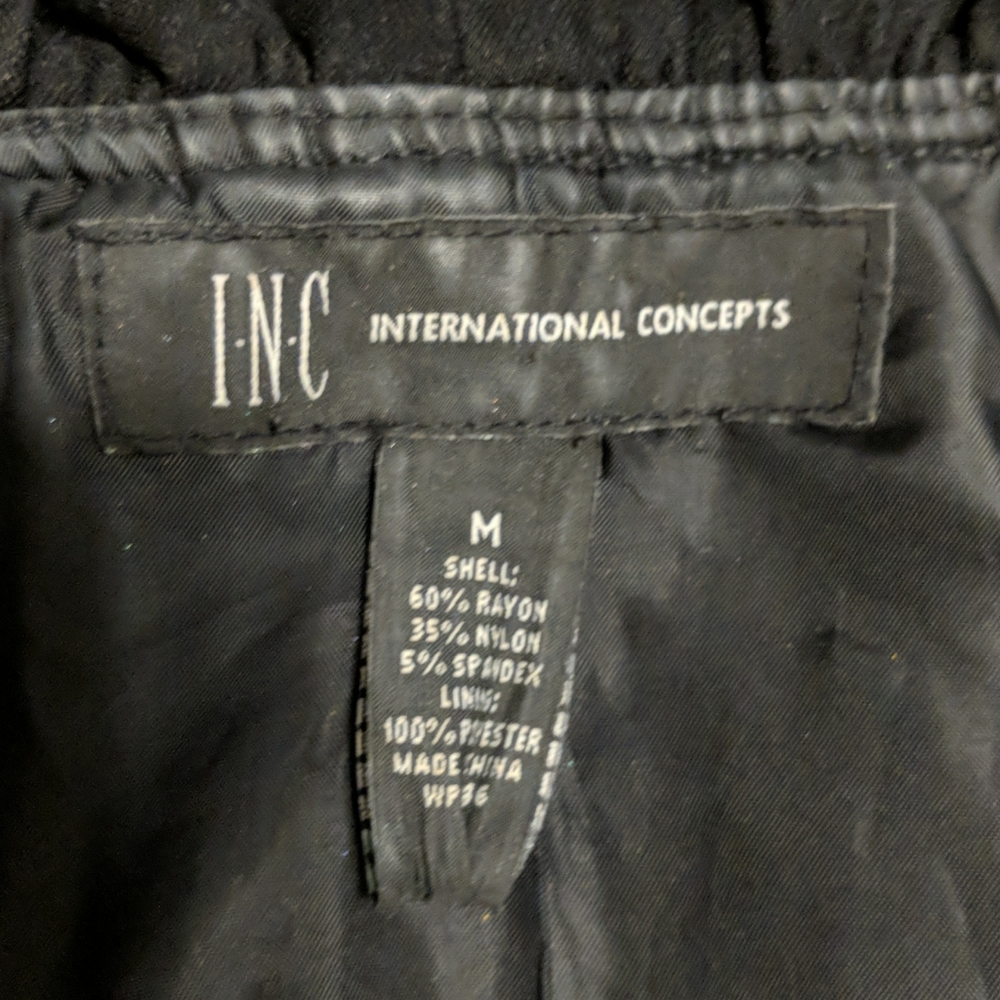 INC Ruffle Front hip length Jacket - Picture 3 of 15